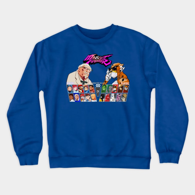 Mascot Fighter Crewneck Sweatshirt by TGprophetdesigns